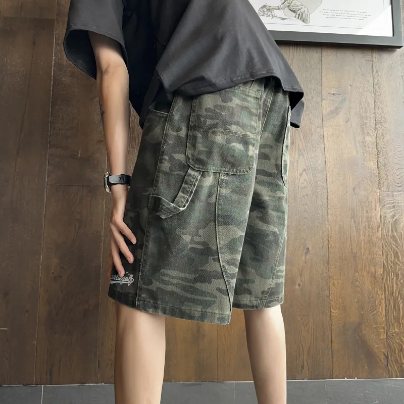 CHARLIE GOLF Denim Shorts Unisex-3