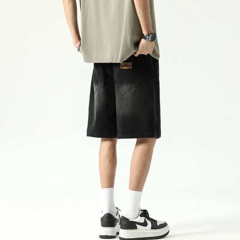 CHARLIE GOLF Denim Shorts Unisex-2