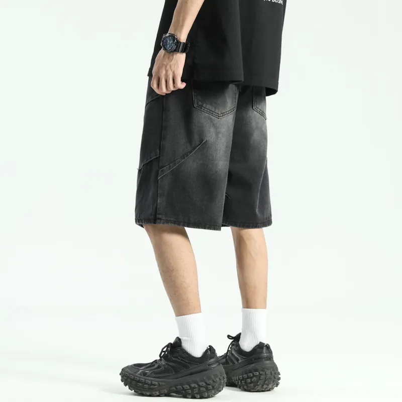 CHARLIE GOLF Denim Shorts Unisex-3