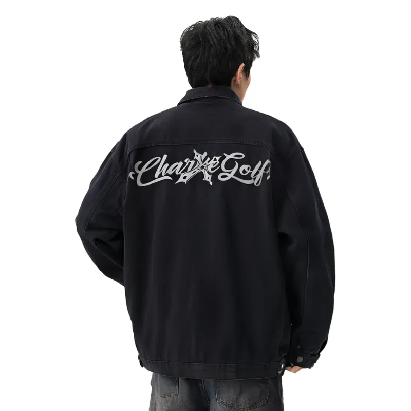 CHARLIE GOLF Denim Jacket Unisex-3
