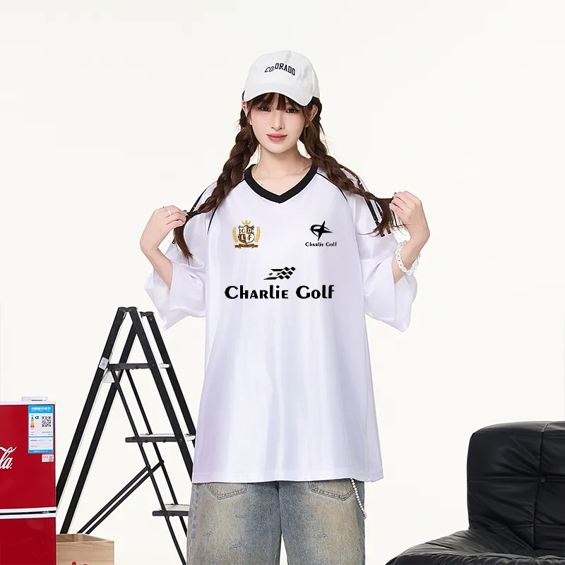 CHARLIE GOLF Basketball Jersey Unisex-13