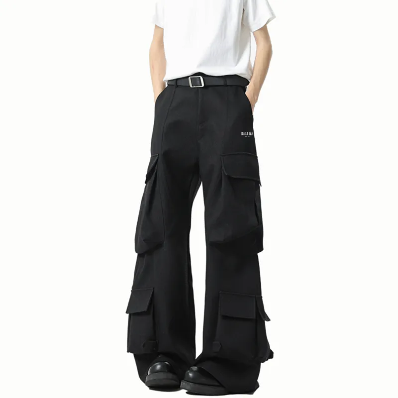 CHARLIE GOLF Cargo Pants Unisex Black-5