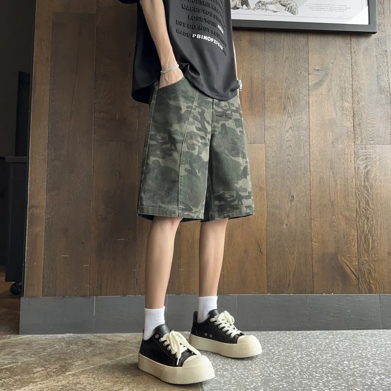CHARLIE GOLF Denim Shorts Unisex-4
