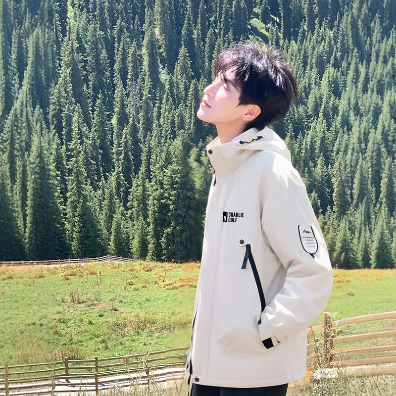 CHARLIE GOLF Windbreaker Jacket Unisex-8