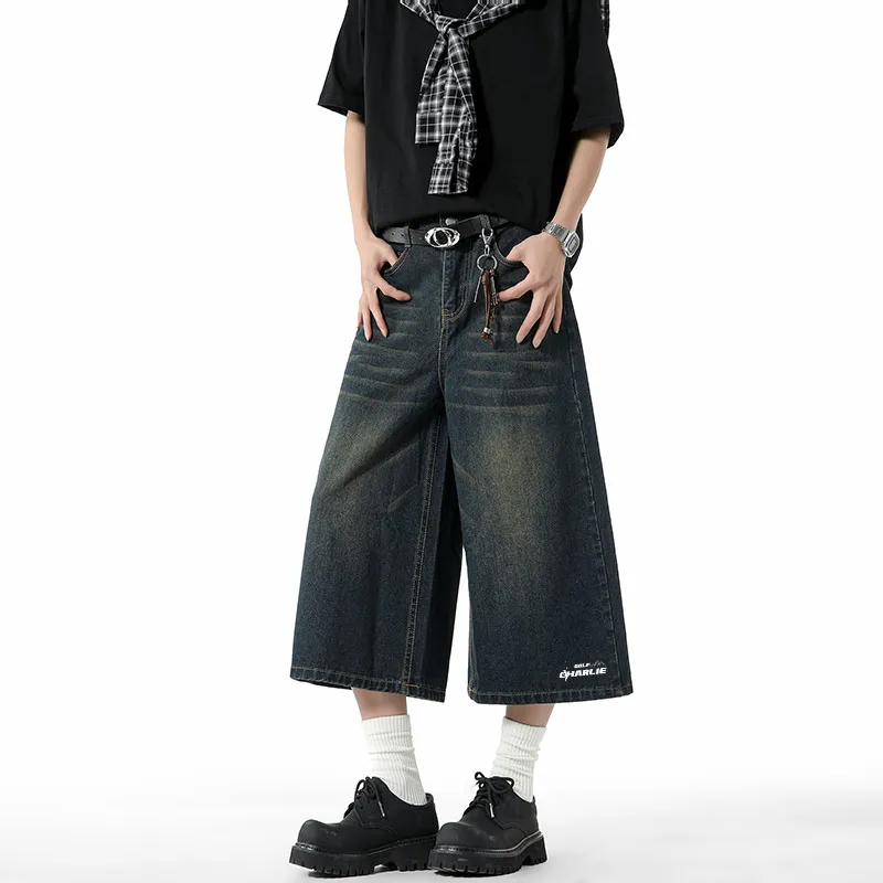 CHARLIE GOLF Denim Shorts Unisex-7