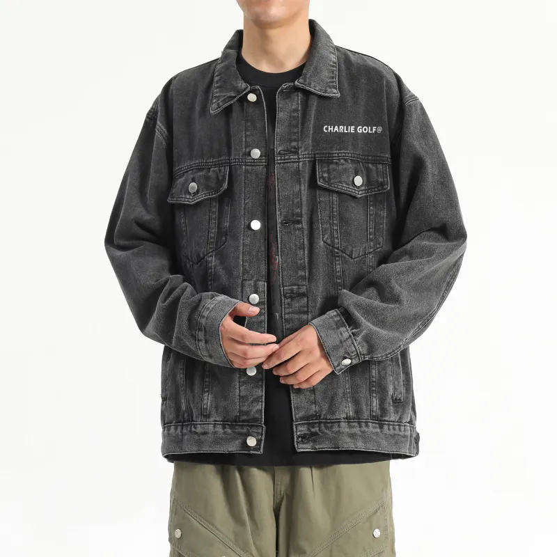 CHARLIE GOLF Denim Jacket Unisex-6