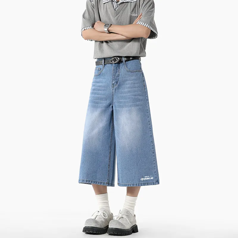 CHARLIE GOLF Denim Shorts Unisex-12