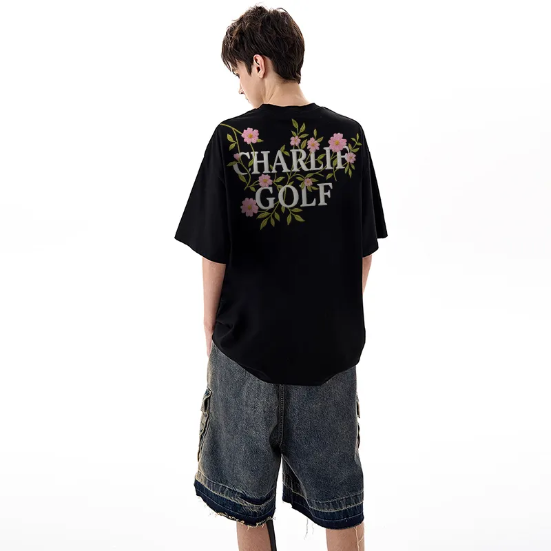 CHARLIE GOLF T Shirts Unisex-3