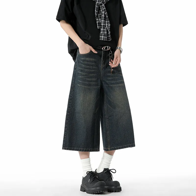 CHARLIE GOLF Denim Shorts Unisex-8