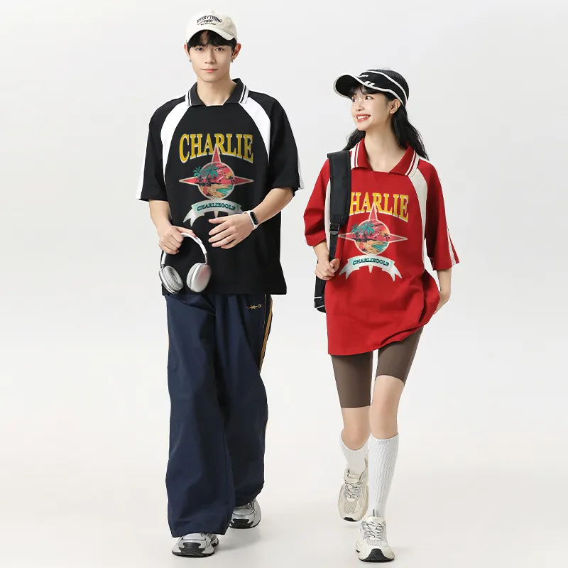 CHARLIE GOLF Polo Shirts Unisex-11