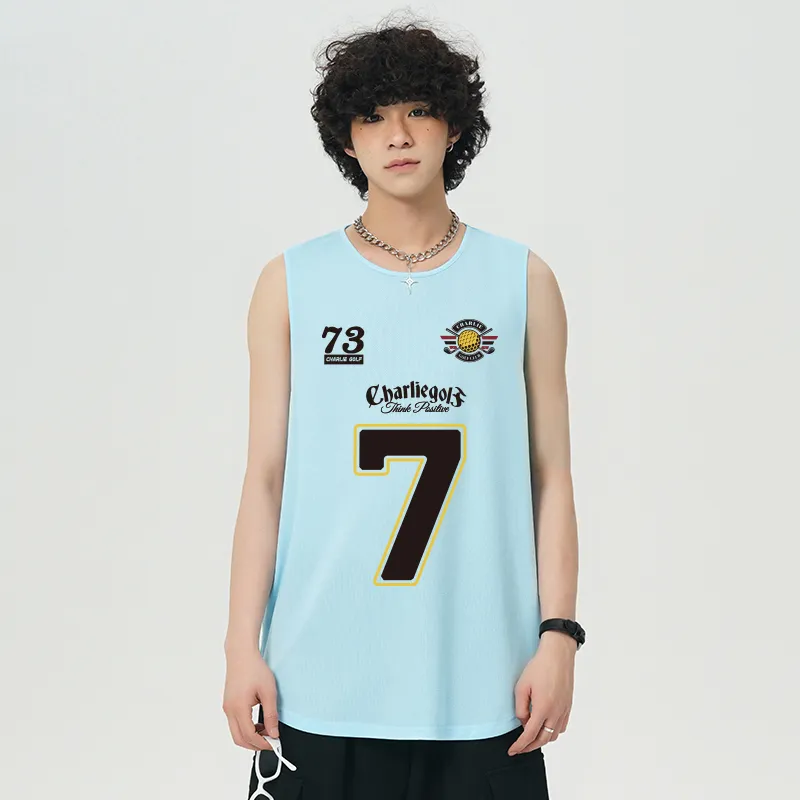 CHARLIE GOLF Basketball Jersey Unisex-2