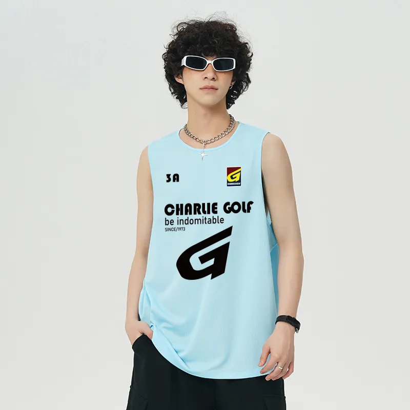 CHARLIE GOLF Basketball Jersey Unisex-3