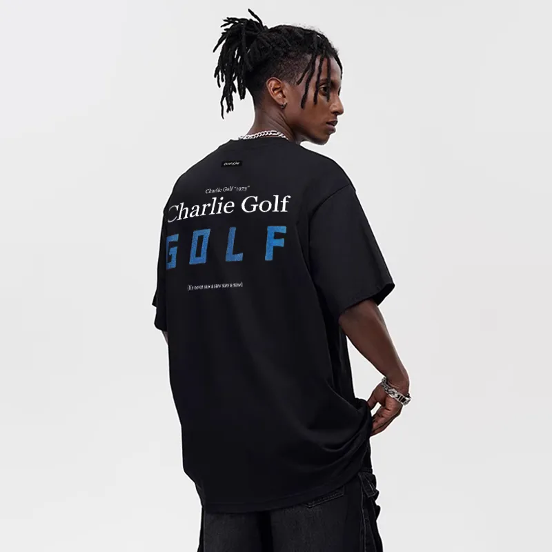 CHARLIE GOLF T Shirts Unisex-3