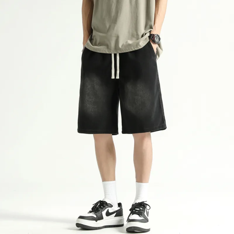 CHARLIE GOLF Denim Shorts Unisex-3