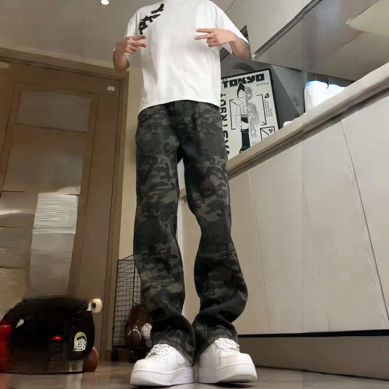 CHARLIE GOLF Jeans Unisex Camouflage-2