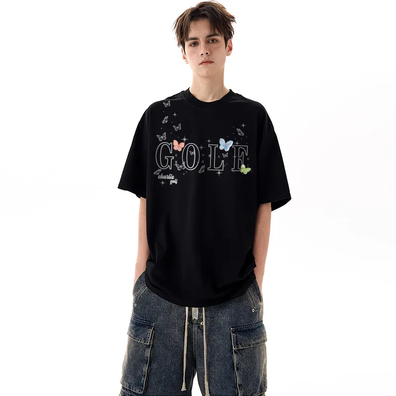 CHARLIE GOLF T Shirts Unisex-3