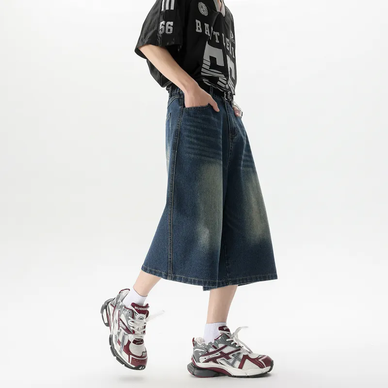 CHARLIE GOLF Denim Shorts Unisex-3