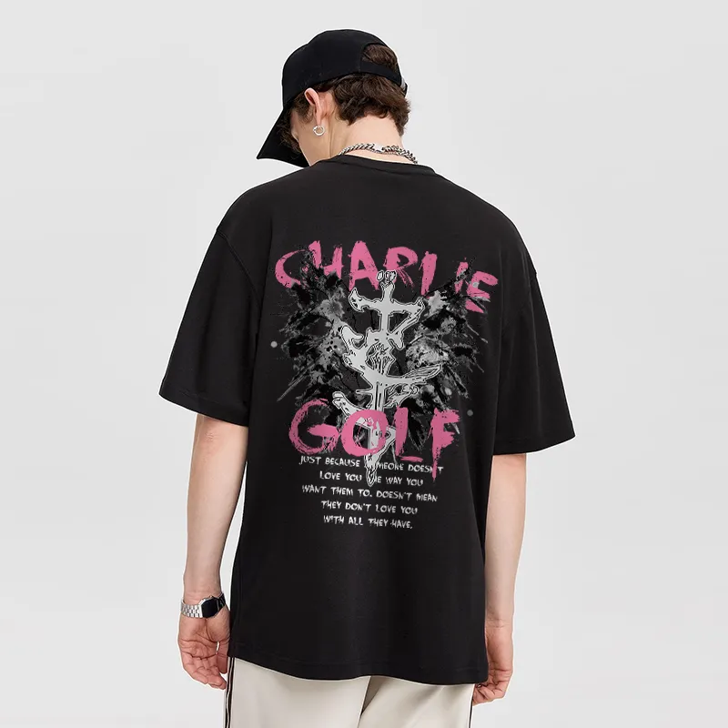 CHARLIE GOLF T Shirts Unisex-3