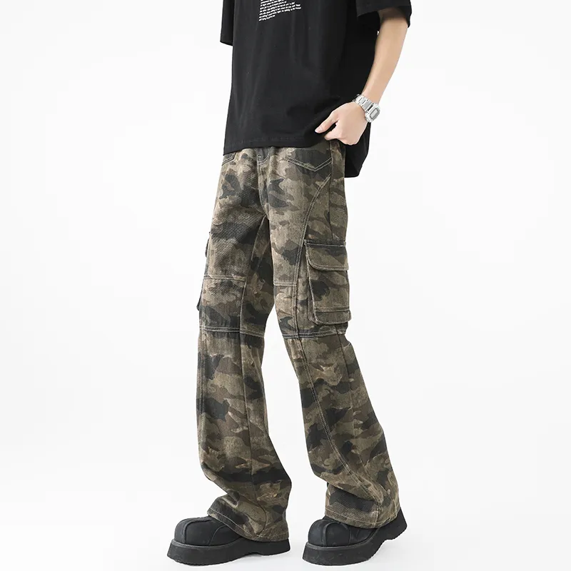 CHARLIE GOLF Jeans Unisex Camouflage-5