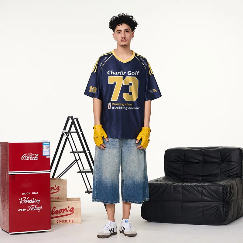 CHARLIE GOLF Basketball Jersey Unisex-2