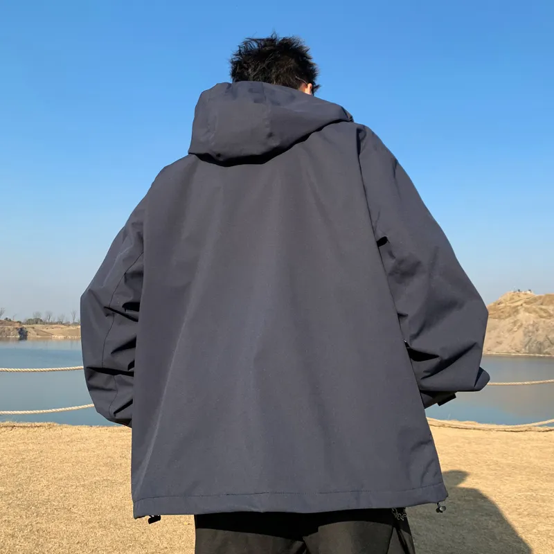 CHARLIE GOLF Water-Resistant Windproof Wear-Resistant Windbreaker Jacket Unisex-12
