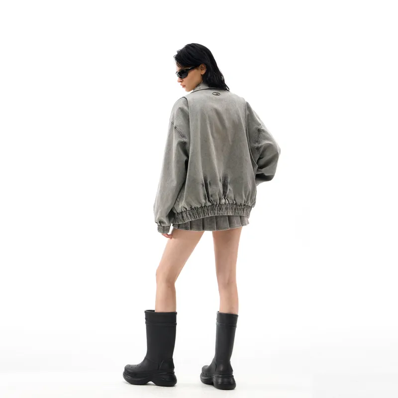 IMXS Denim Jacket Unisex Dark Gray-4