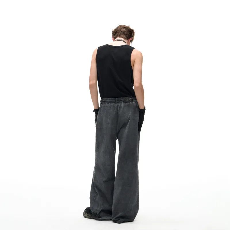 IMXS Casual Pants Unisex Dark Blue-2