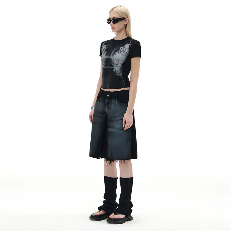 IMXS Denim Shorts Women's-13