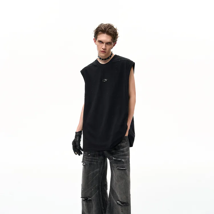 IMXS Tank Tops Men Black-4