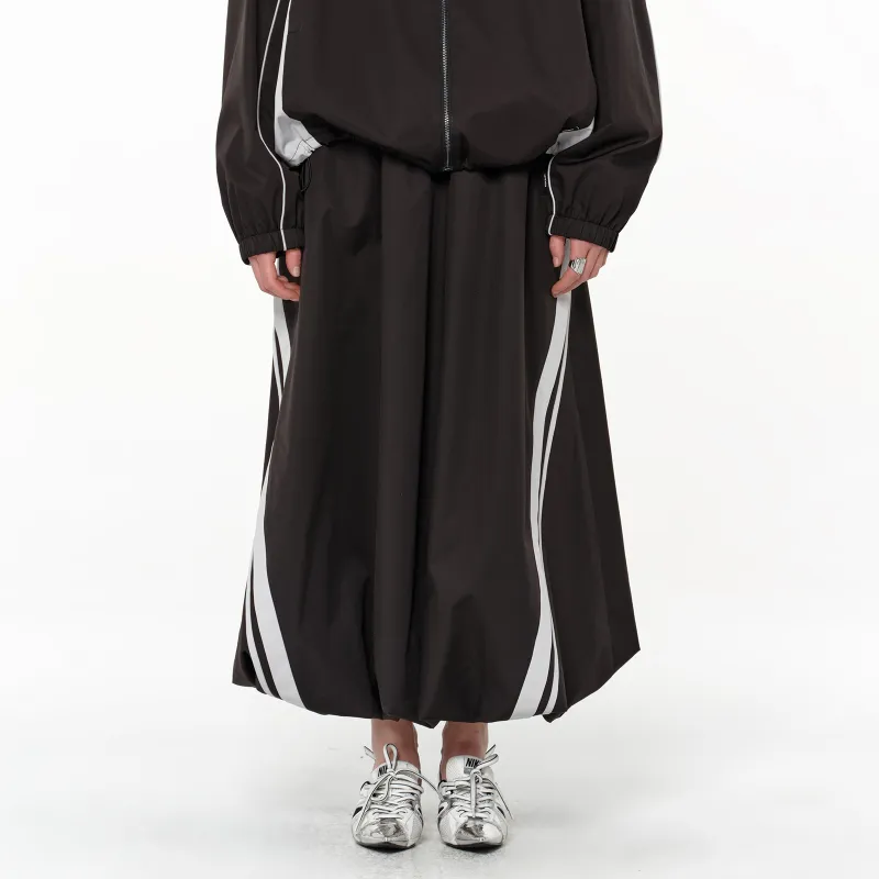 IMXS Urban Hunting Series Casual Long Skirt Women's Black-4