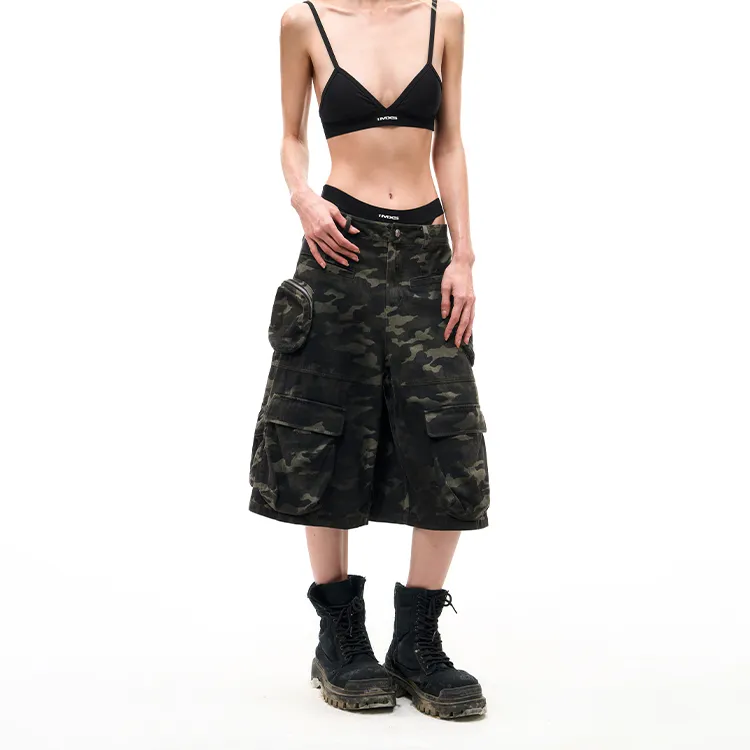 IMXS Cargo Shorts Unisex Camouflage Multicolor-2