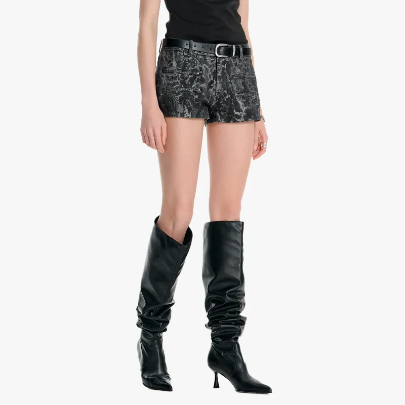 IMXS Denim Shorts Women's Black-3