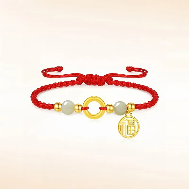 MOONS FAME Hetian Jade Bracelets Green Jade Unisex-1