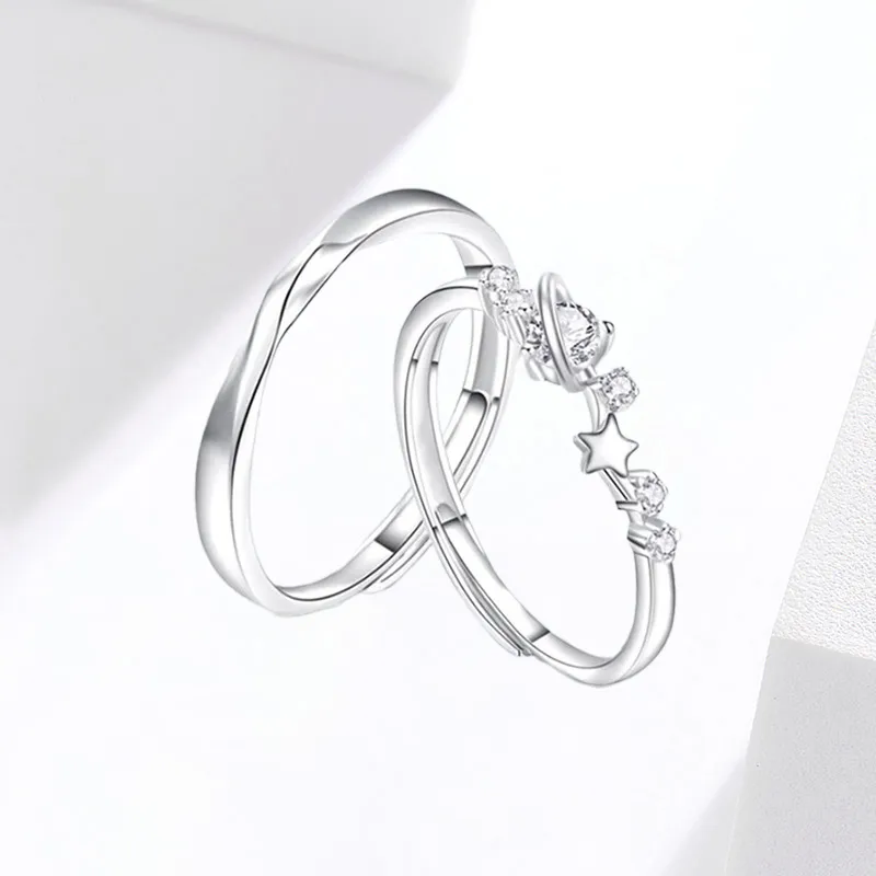 MOONS FAME Colored Gemstone Rings Unisex-4