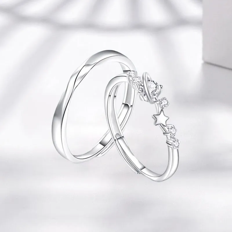 MOONS FAME Colored Gemstone Rings Unisex-2