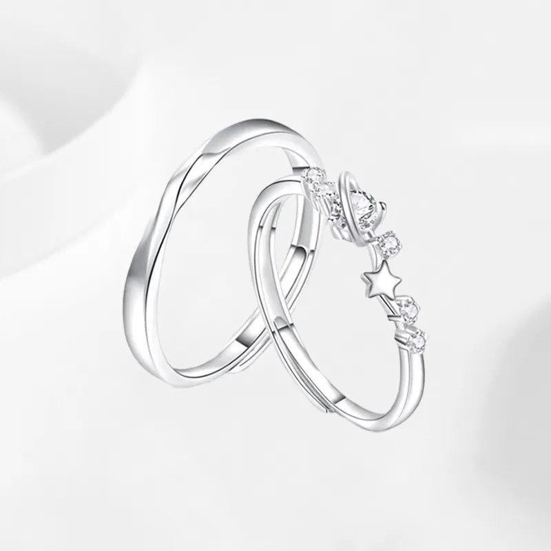 MOONS FAME Colored Gemstone Rings Unisex-3