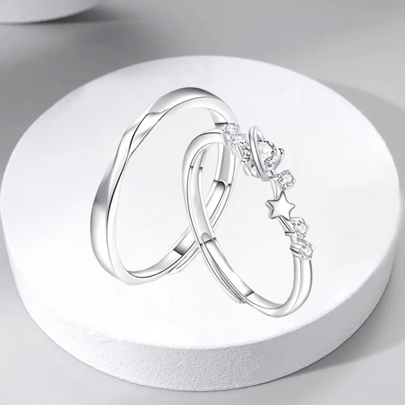 MOONS FAME Colored Gemstone Rings Unisex-1