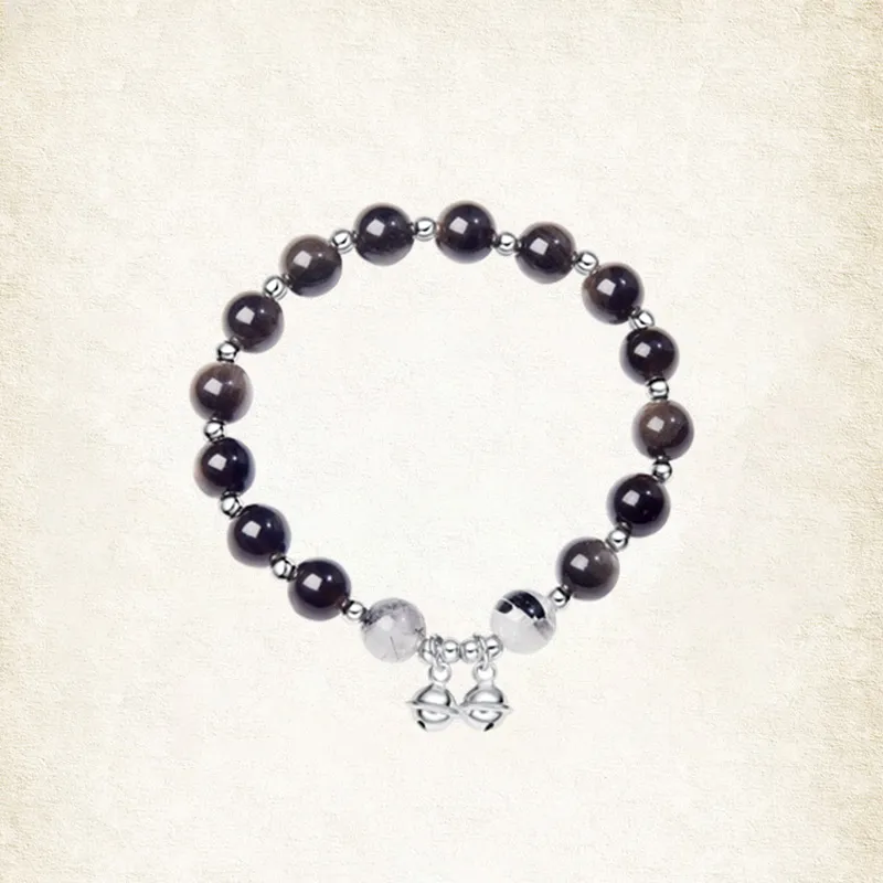 MOONS FAME Obsidian Bracelets Women's-1
