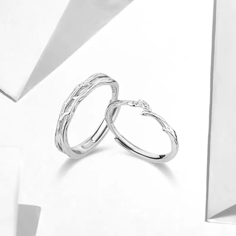 WANLIACC S999 Fine Silver Rings Unisex-2