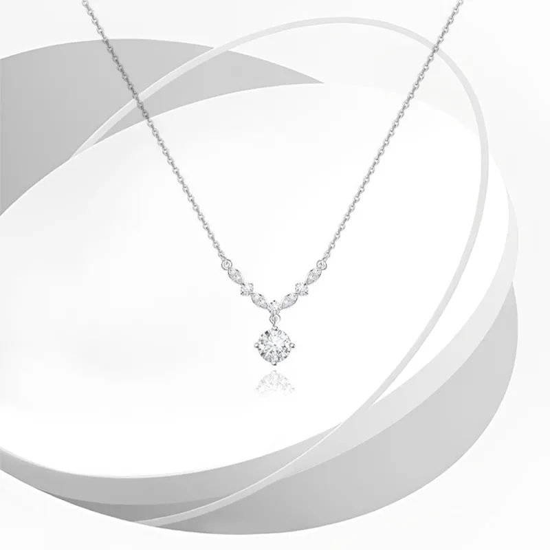 Silver Trim S999 Fine Silver Sparkling Galaxy Necklace Women's-8