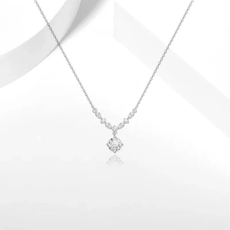 Silver Trim S999 Fine Silver Sparkling Galaxy Necklace Women's-7