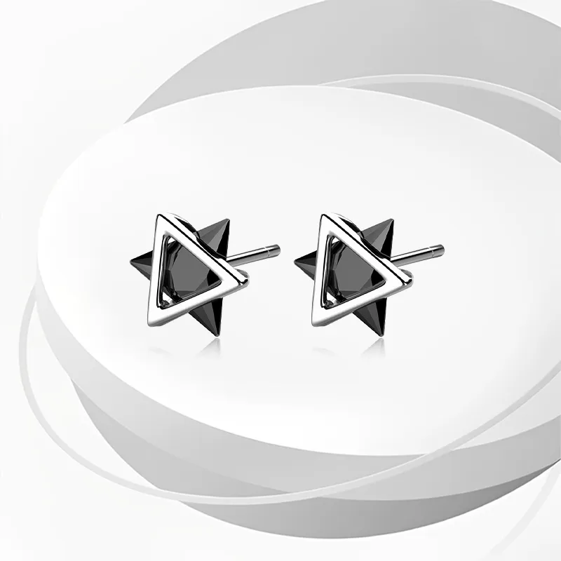WANLIACC Alloy Stud Earrings Unisex-4