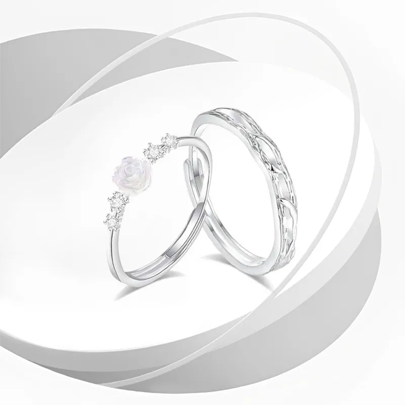 WANLIACC S999 Fine Silver Rings Unisex-1