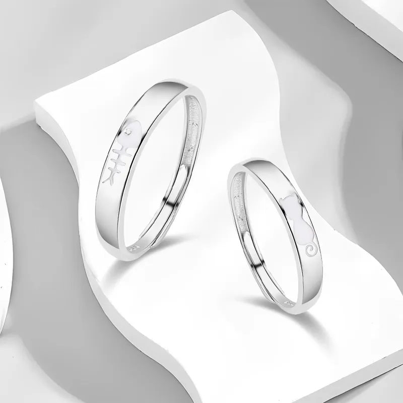 WANLIACC S999 Fine Silver Rings Unisex-1