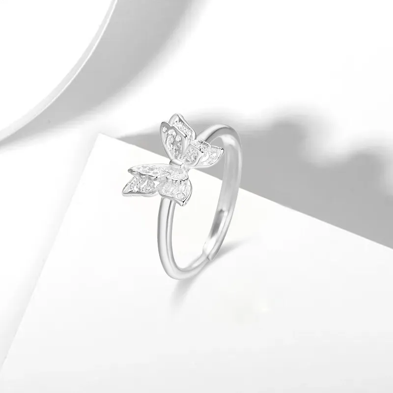 WANLIACC S999 Fine Silver Rings Women's-2