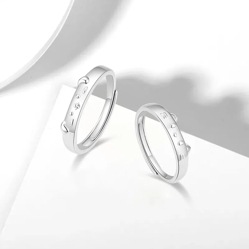 WANLIACC S999 Fine Silver Rings Unisex-2