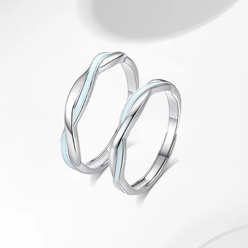WANLIACC S999 Fine Silver Rings Unisex-1