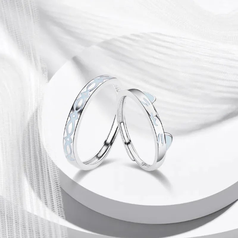 WANLIACC S999 Fine Silver Rings Unisex-4