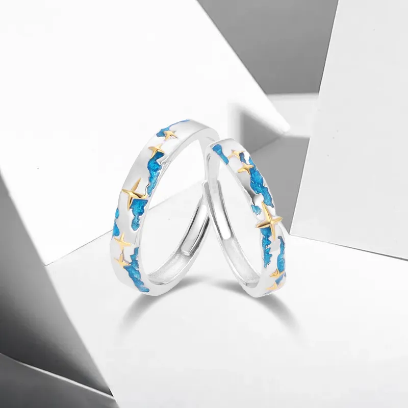 WANLIACC S999 Fine Silver Rings Unisex-2
