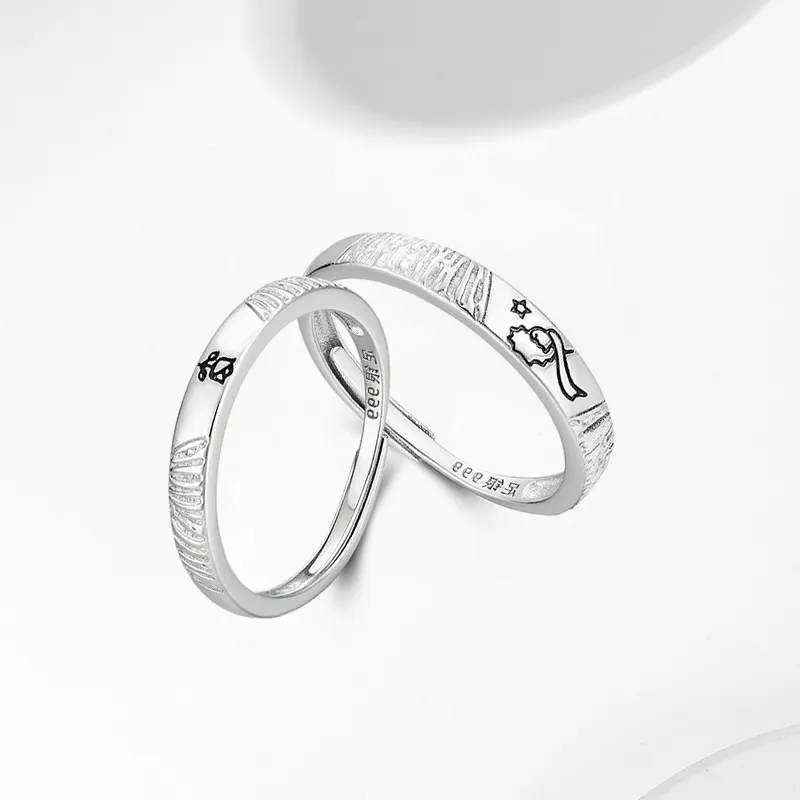 WANLIACC S999 Fine Silver Rings Unisex-2